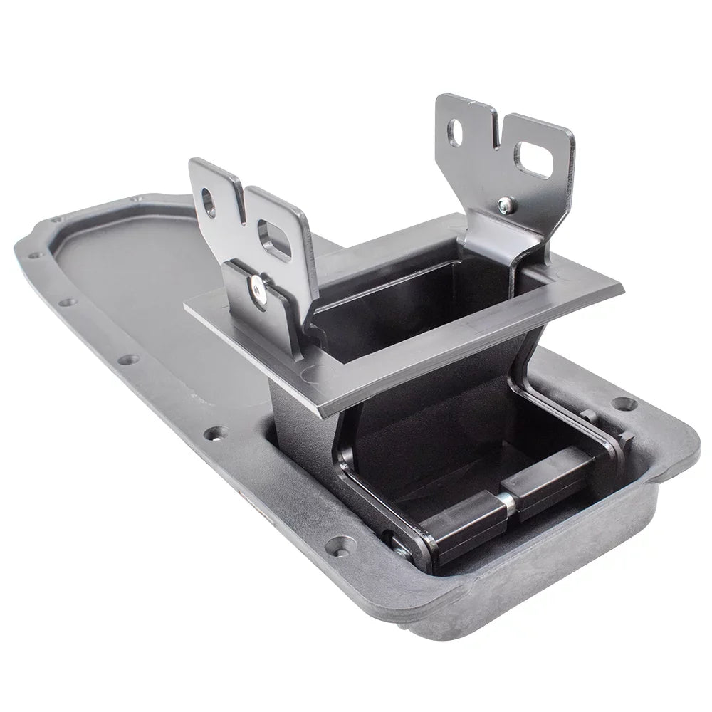 Brock Replacement Black Full Center Console Armrest Repair Kit Base & Hinges suitable with 04-11 Ranger Pickup Truck 3L5Z 10047A20 AAB