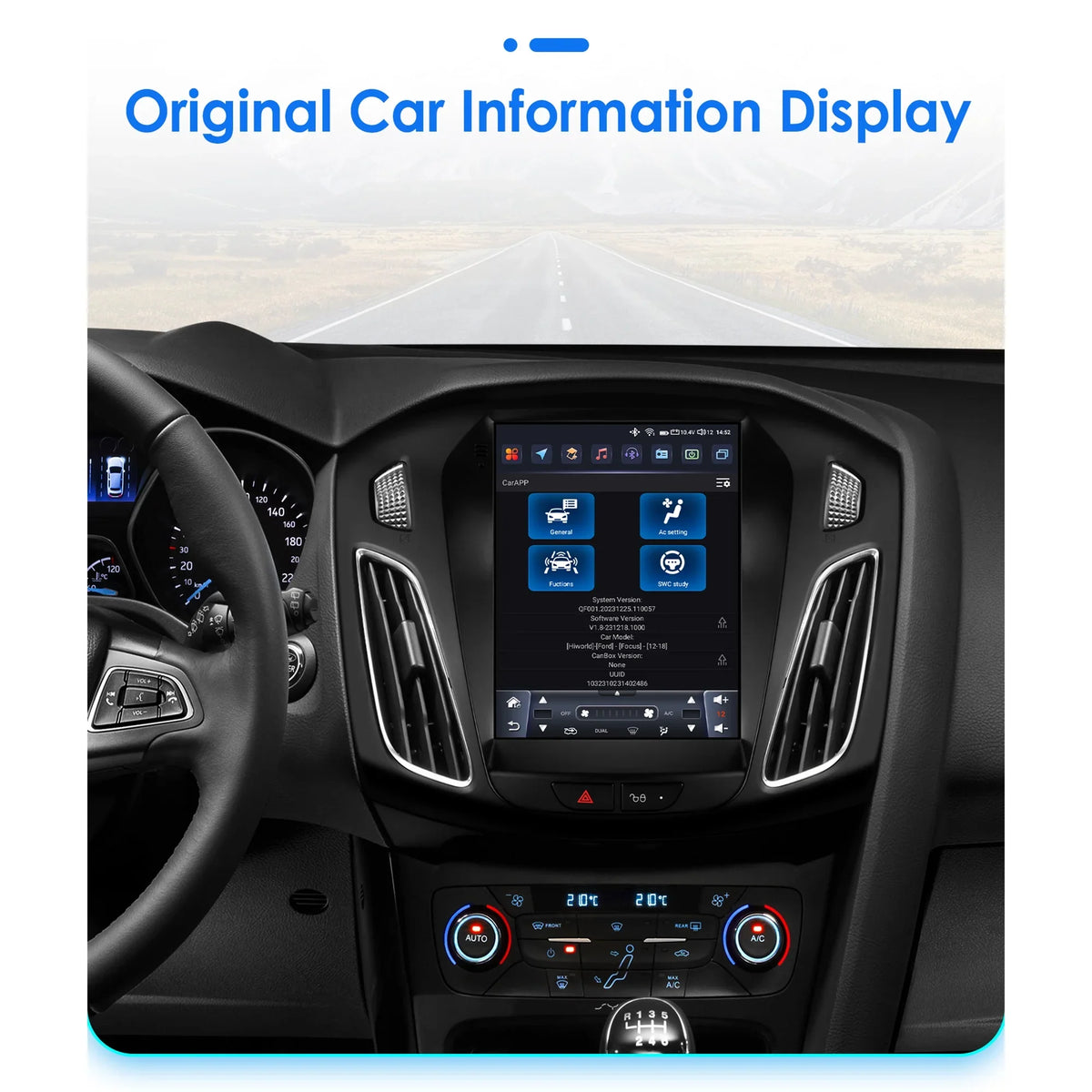 Carplay Android 13.0 Wifi Bluetooth 4+32GB RDS 9.7" Car Stereo Radio Head Unit GPS Navigation Player For  Focus 2011 2012 2013 2014 2015 2016 2017 2018 2019
