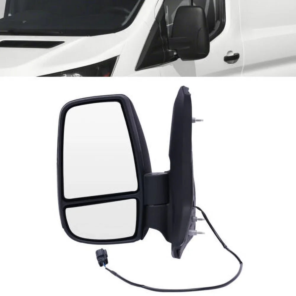 Front Left Side Rear View Mirror Black For  Transit 150 250 350 2015-2022