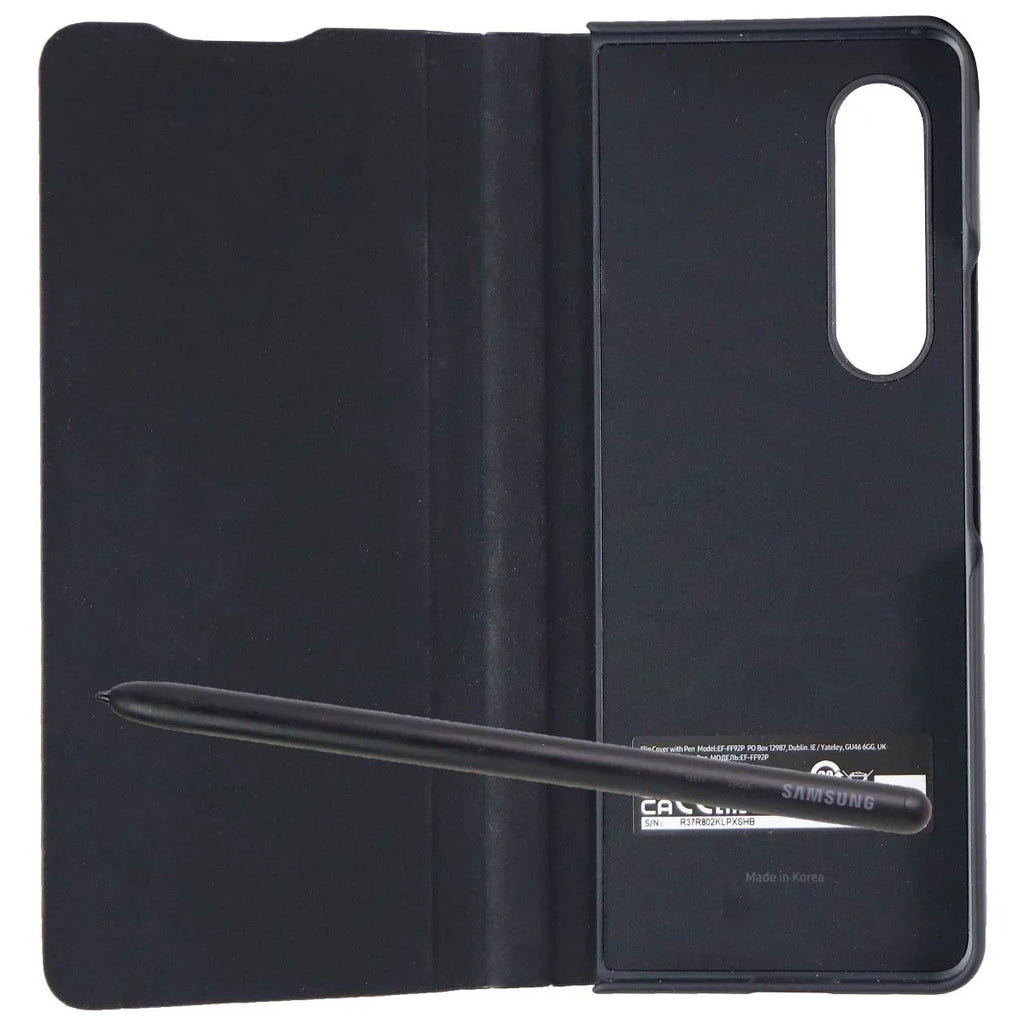 Flip wrap with Pen for Galaxy Z Fold3 5G - Black (EF-FF92PCBEVZW)