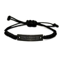 I'm a Turkish Van Dad, Funny Black Rope Bracelet for Cat Lovers from Friends. amangny Brilliant Turkish Van Cat, I'm Not a Regular Dad
